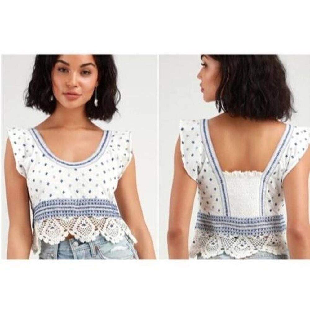 Free-people Women's multi Crop-top